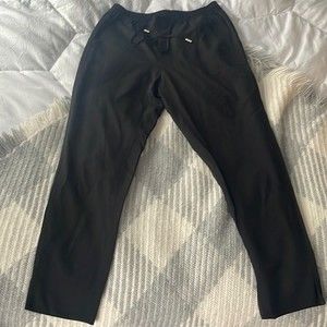 H&M Elastic Tie Waist Skinny Ankle Pants